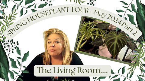 Houseplant Tour Spring 2024 - Part 2 …The Living Room…