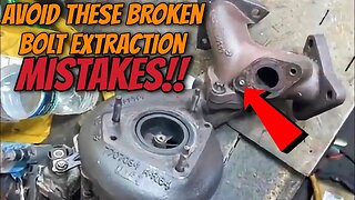 Surviving The Insufferable Broken Turbo Exhaust Manifold Bolt Extraction