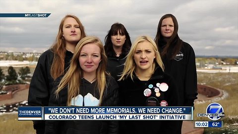 'My Last Shot': Columbine high school students create campaign to end gun violence