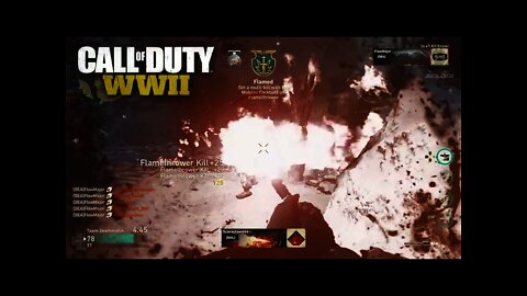 Flamethrower.mp4 - Whole Team Burnt To A Crisp (CoD WWII)