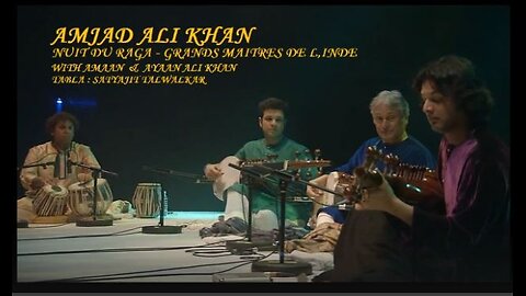 NUIT DU RAGA---AMJAD ALI KHAN SAROD