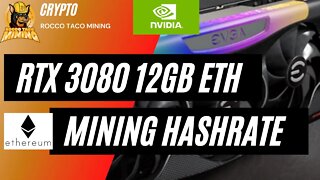 The New RTC 3080 12GB Mining Hashrate Data is Here. Is it worth it?