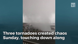 Camera Captures Incredible Footage Of Waterspout Over Fort Walton Beach