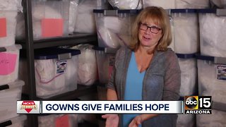 Nick's Heroes: Gowns give families hope