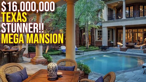 Inside $16,000,000 Texas Mansion Stunner!!!