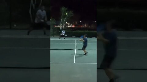 unexpected drop volley... #short #tennis