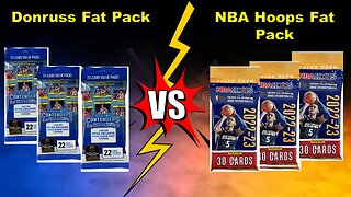 Fat pack battle between 2022-2023 Nba hoops and 2021-2022 panini contenders😀