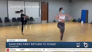 Dancers return to stage after months away