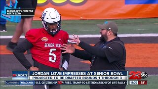 Jordan Love grabbing attention at Senior Bowl