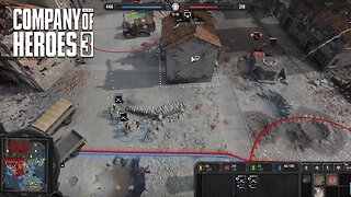 COMPANY OF HEROES 3 - 3v3 - Unranked - USA Gameplay (MP) Holding the Line