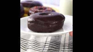 Chocolate covered donuts