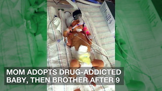 Mom Adopts Drug-Addicted Baby, Then Brother after 9 Miscarriages. Boy Starts Shaking