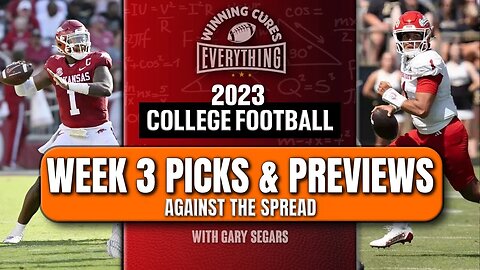 College Football Week 3 2023 Spread Picks & Predictions | 20 games!