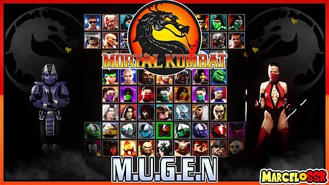 Smoke & Baraka Vs. Skarlet & Scorpion MK1 - Mortal Kombat M.U.G.E.N
