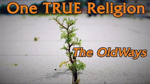 THE OLD WAYS: The FIRST and LAST..... ONE TRUE RELIGION