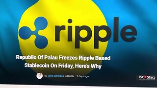 BAD NEWS FOR XRP RIPPLE??