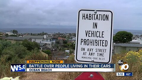 Battle over people living in their cars in San Diego