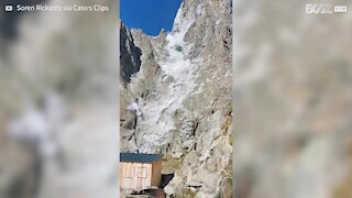 Une chute de pierres a eu lieu sur une montagne de Chamonix