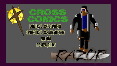 Digital Coloring Original Character Draw featuring .... Razor