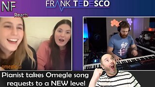 Frank Tedesco - Pianist mashes 3 song requests into 1 on Omegle Reaction