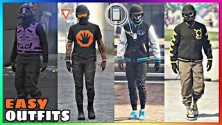 Top 4 Easy To Make Male Tryhard Outfits Using Clothing Glitches #12 (GTA Online)