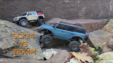 SCX24 Gladiator VS TRX4M Bronco Brass Mod Comparison