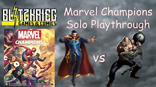 Doctor Strange vs Absorbing Man Marvel Champions LCG Solo Playthrough