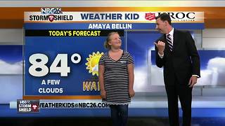 Meet Amaya Bellin, our NBC26 Weather Kid of the Week!