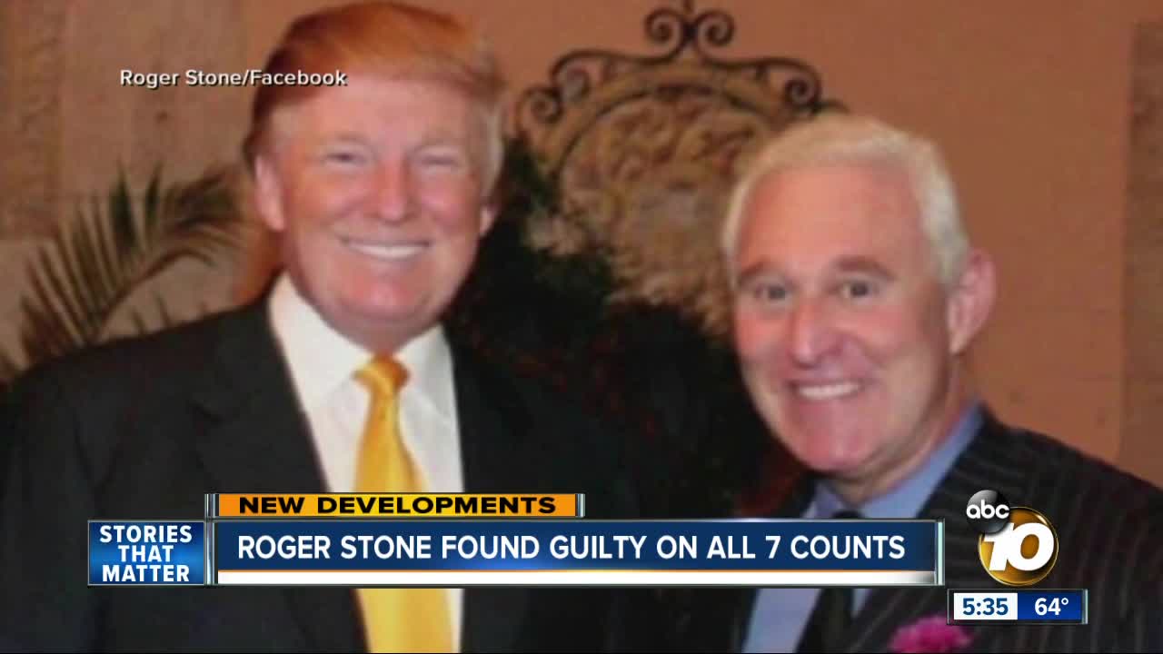 Roger Stone found guilty on all counts