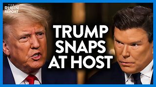 Watch Host's Face When Trump Snaps at Him for Saying This Fact | DM CLIPS | Rubin Report