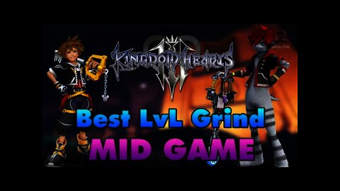 Kingdom Hearts 3 - Best & Fastest Place To Level Grind *MID GAME*