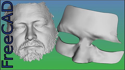 I 3D Scanned My Face and Made a Custom Mask In FreeCAD (Creality CR-Scan Ferret) |JOKO ENGINEERING|