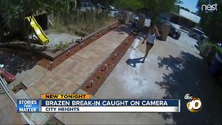 Brazen burglary caught on camera in City Heights