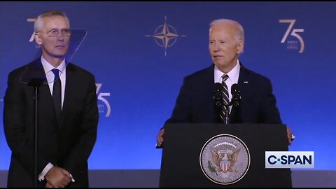 Awkward: Biden Talks About NATO Secretary's General's Wife