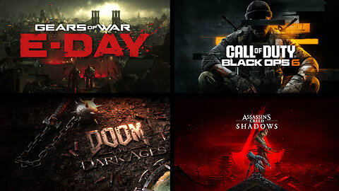 Gears of War: E-Day | Black Ops 6 | Doom: The Dark Ages | AC Shadows | RunningNews Trailers Edition