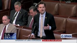 Matt Gaetz Nominates Donald Trump for Speaker of the House