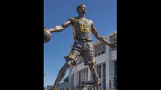 Steph Curry statue according to StephenASmith