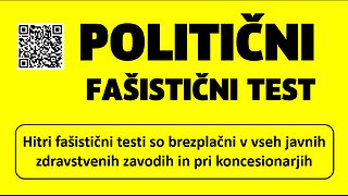 POLITIČNI FAŠISTIČNI TEST - Mag. Mihael Bellis