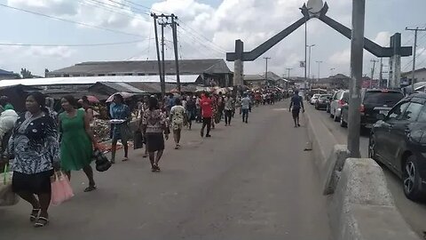 Commercial Drivers Stage Protest As Task Force Officals Beat A Driver To Death In Rivers.