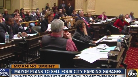 Baltimore mayor plans to sell four city-owned parking garages