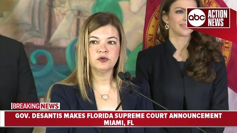 Governor Ron DeSantis nominates Judge Barbara Lagoa to Florida Supreme Court