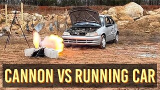 Cannon Vs Running Car