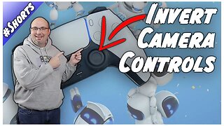 How to Invert the Vertical Camera View on Playstation 5! #Shorts
