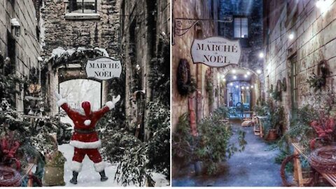 Old Montreal's Enchanted Alleyway Christmas Market Is Officially Coming Back This Year