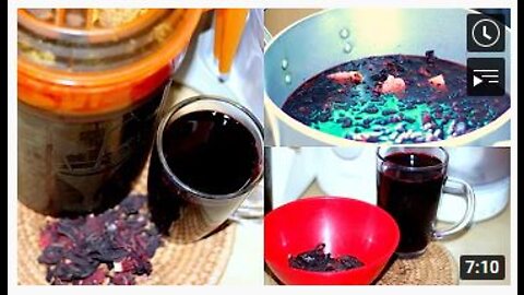 HOW TO MAKE ZOBO DRINK-(HIBISCUS TEA)
