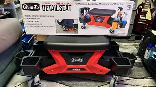 Harbor Freight Grant's Compact Detail Seat Unboxing & Overview