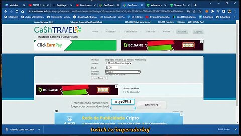 fazendo upgrade site cashtravel