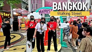 [4K] Walking Street Bangkok Siam Square Walking Tour (2/2)