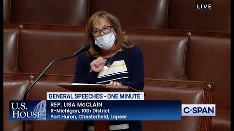 US Rep. Lisa McClain (R-MI) Wrecks Hypocrite Nancy Pelosi on House Floor