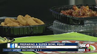 Preparing a Super Bowl Feast with Buffalo Wings & Rings